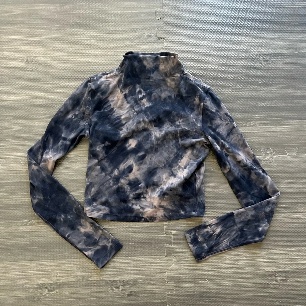 Lululemon All Aligned Mock Neck Long Sleeve Crop Top Bundle Size 4 - Picture 3 of 11